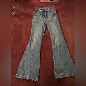 American Eagle Outfitters Light Blue Flare Jeans